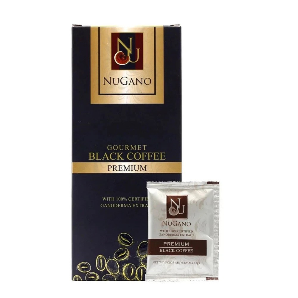 Nugano Black Coffee Premium 100% Organic Ganoderma ( X 2 )