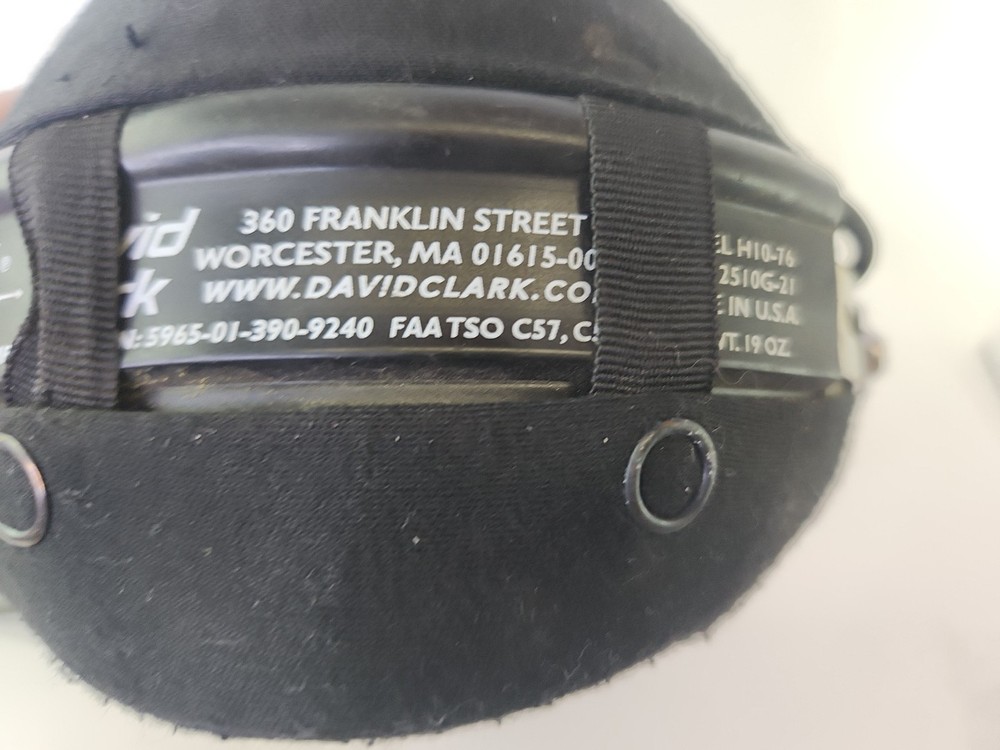 David Clark H10-76 Aviation Headset *UNTESTED