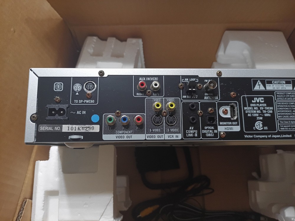 Vintage -JVC XV-THC60 DVD/Tuner/Controller - Open Box - Tested
