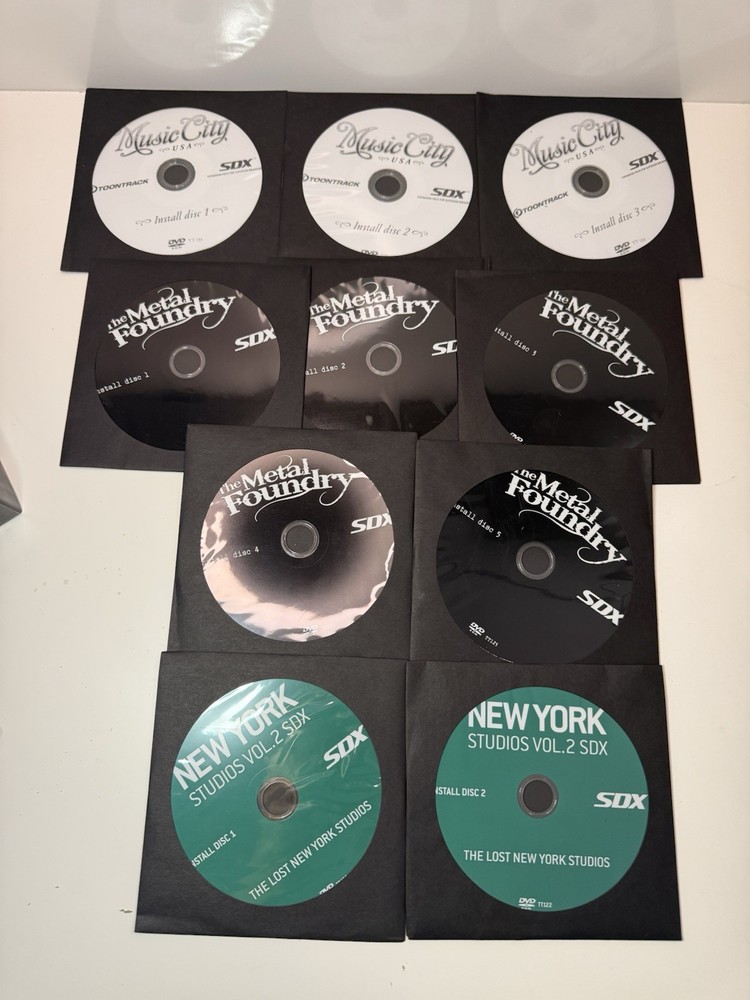 📦 Toontrack VSSD Box - Installer DVD Set