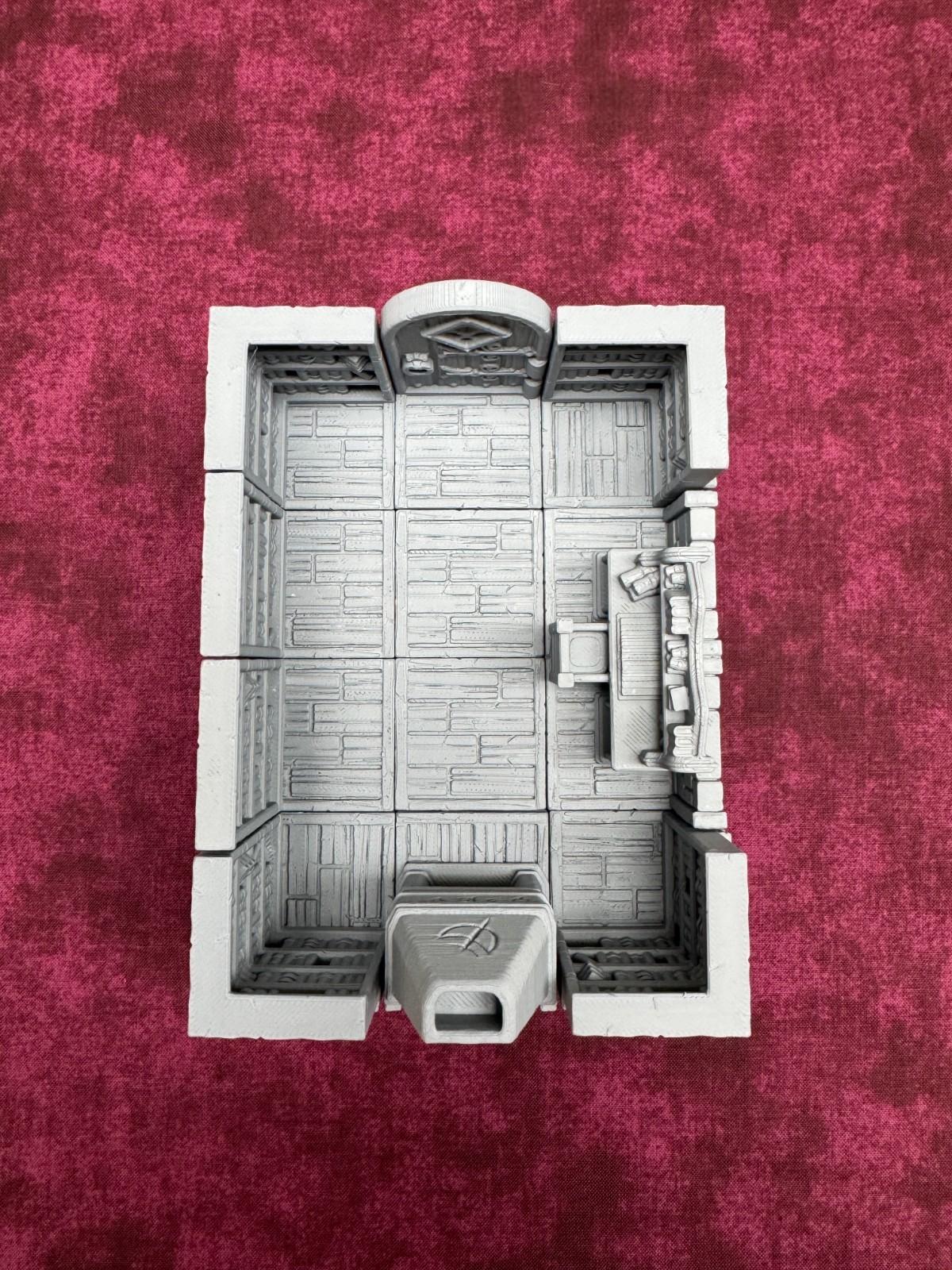 3D Printed Dungeon Terrain Modular RPG D&D Pathfinder 28mm Ashen Sanctum