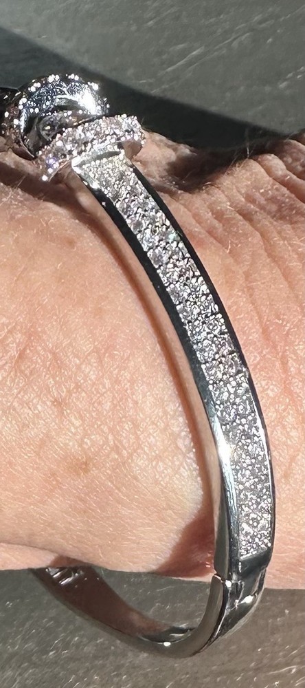 Gorgeous Silver Rhinestone Bracelet