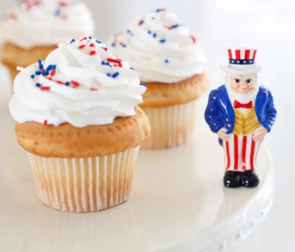 Nora Fleming All American Uncle Sam Mini A251 – Ceramic Decorative Insert