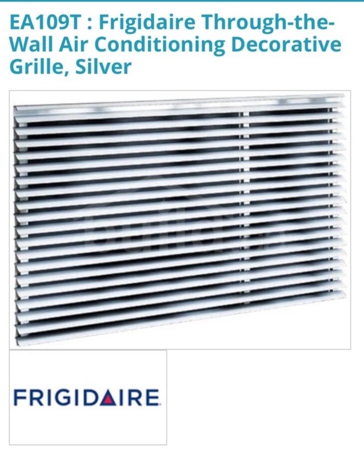 Frigidaire Through-the-Wall Air Conditioning Decorative Grille, Silver