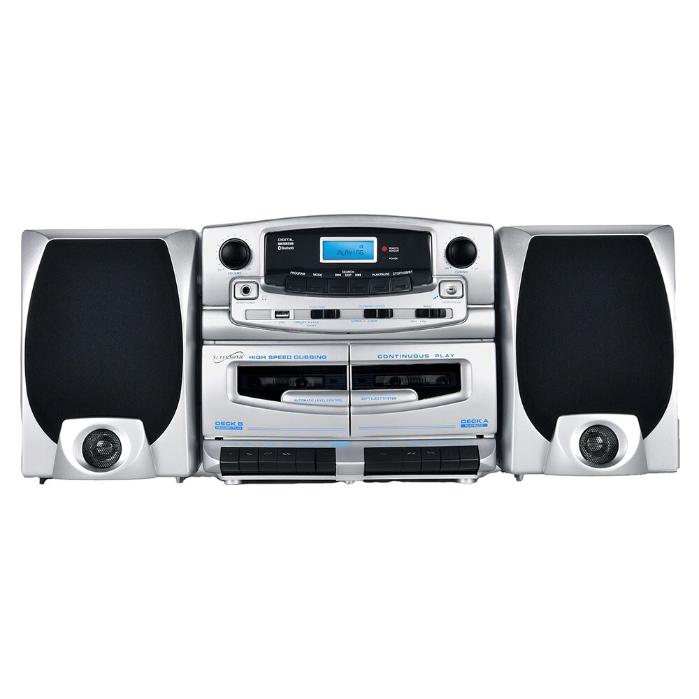 Supersonic Bluetooth Audio System - SC2121BTSLV