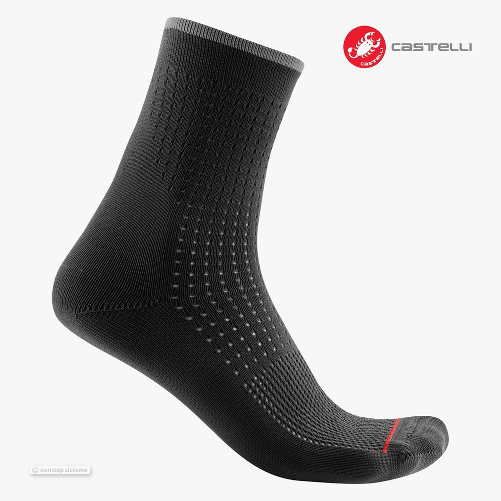 Castelli PREMIO W Cycling Socks : BLACK ~ One Pair