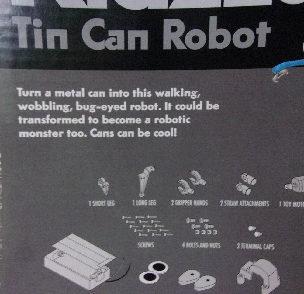 KidzLabs Tin Can Robot Science Fun Kit 4m