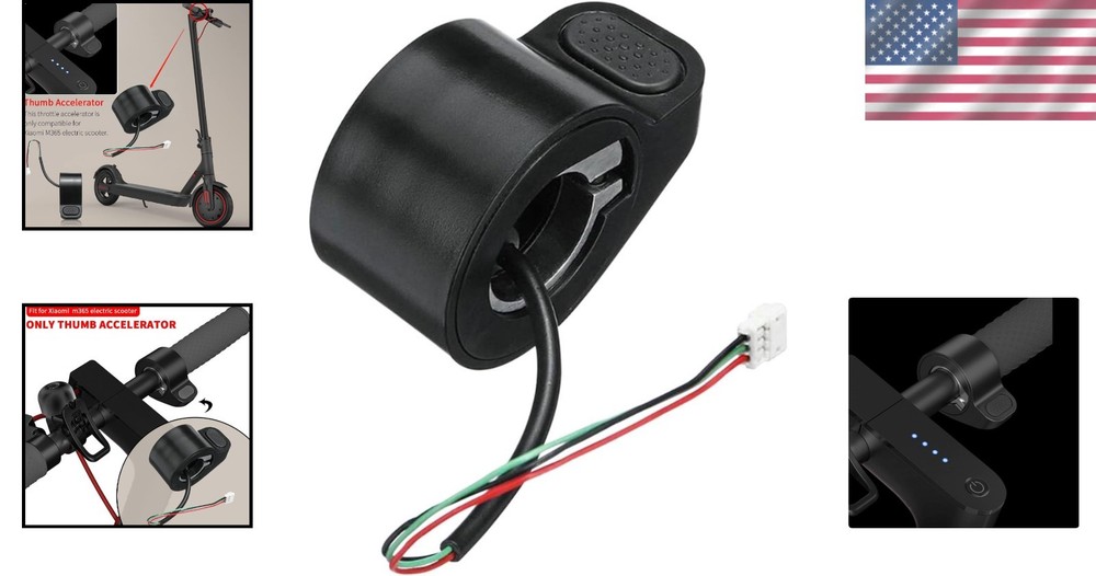 High Sensitivity Thumb Throttle for M365/Pro2 Scooters - Immediate Installation
