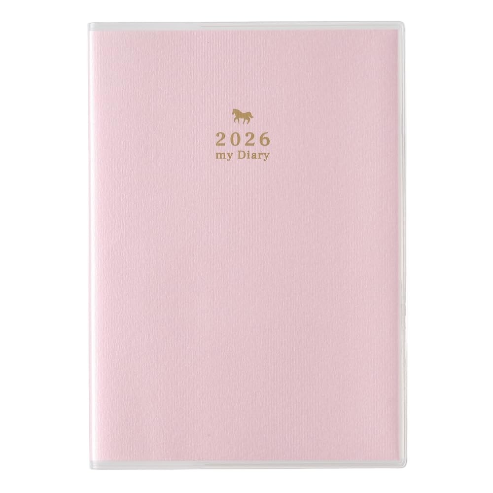 NOLTY Pagem Diary 2026 A6 Memory Pink 8508