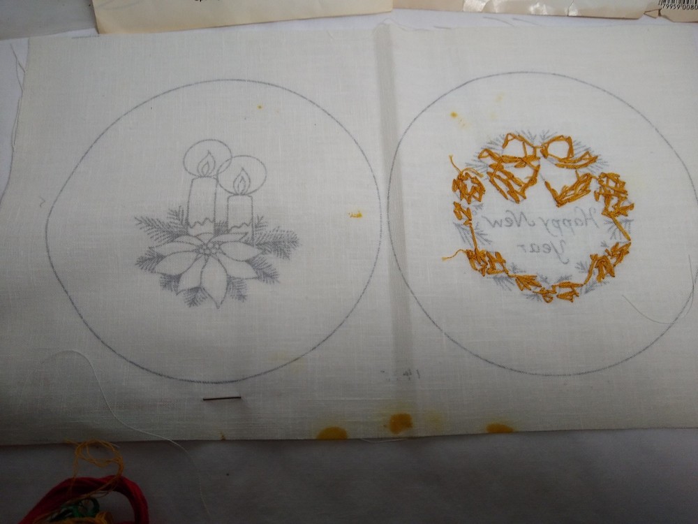 1981 Tint' N Stitch Ornaments Started Studio 12 makes 2