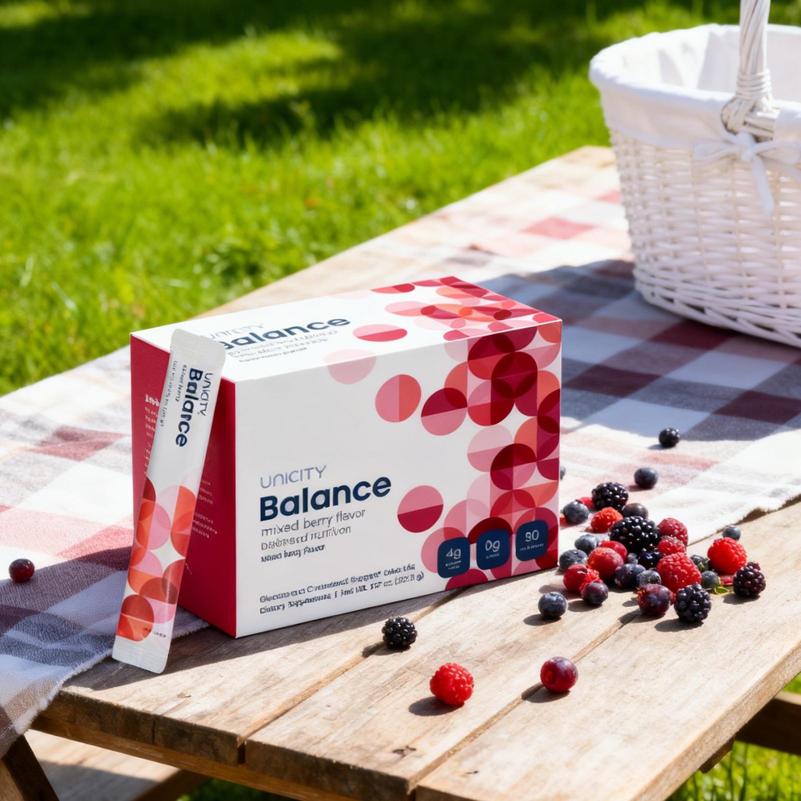 Unicity Balance NATURAL Mixed Berry, 30 Stick Packs