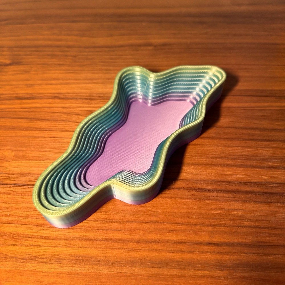 Ameba Drop Tray – 3D Printed Mini Organizer, Eco-Friendly PLA, Custom Colors
