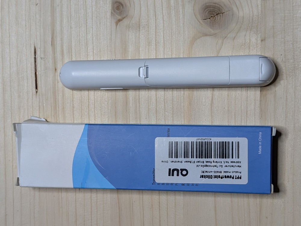 Presentation Clicker for PowerPoint, RF 2.4GHz USB Wireless Presenter Remote