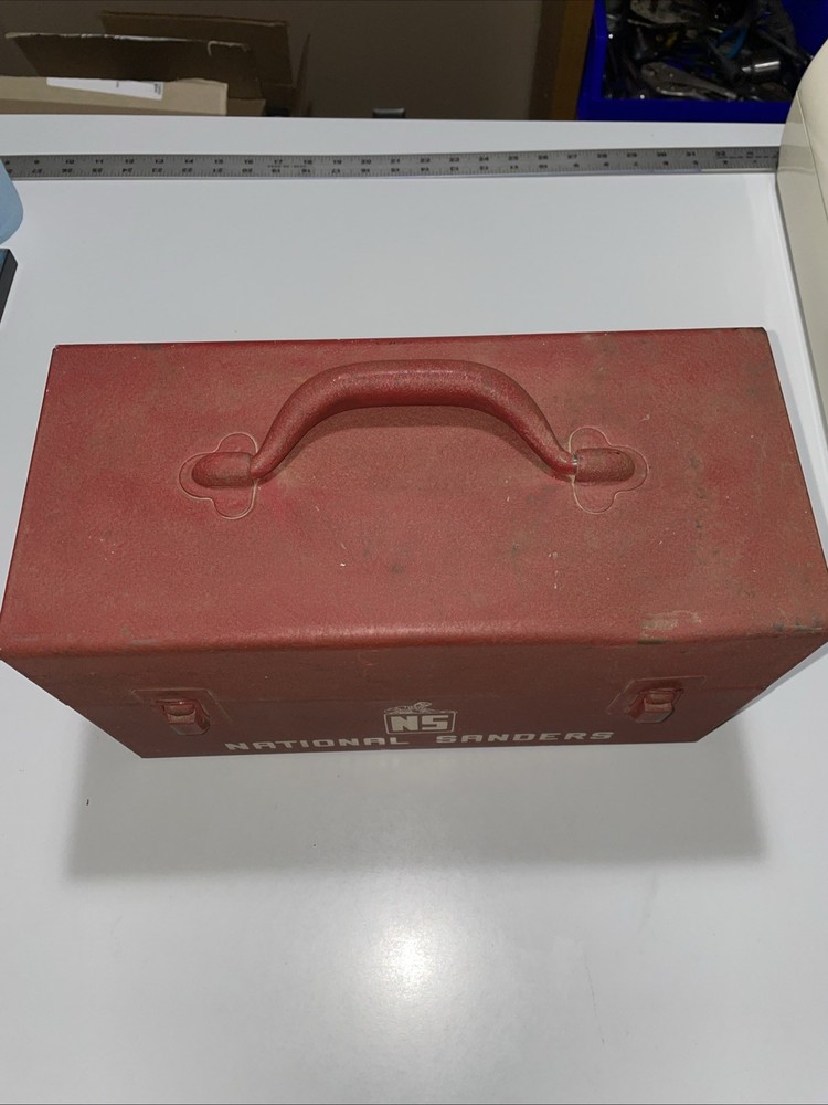 Vintage National Sanders Tool Box Case