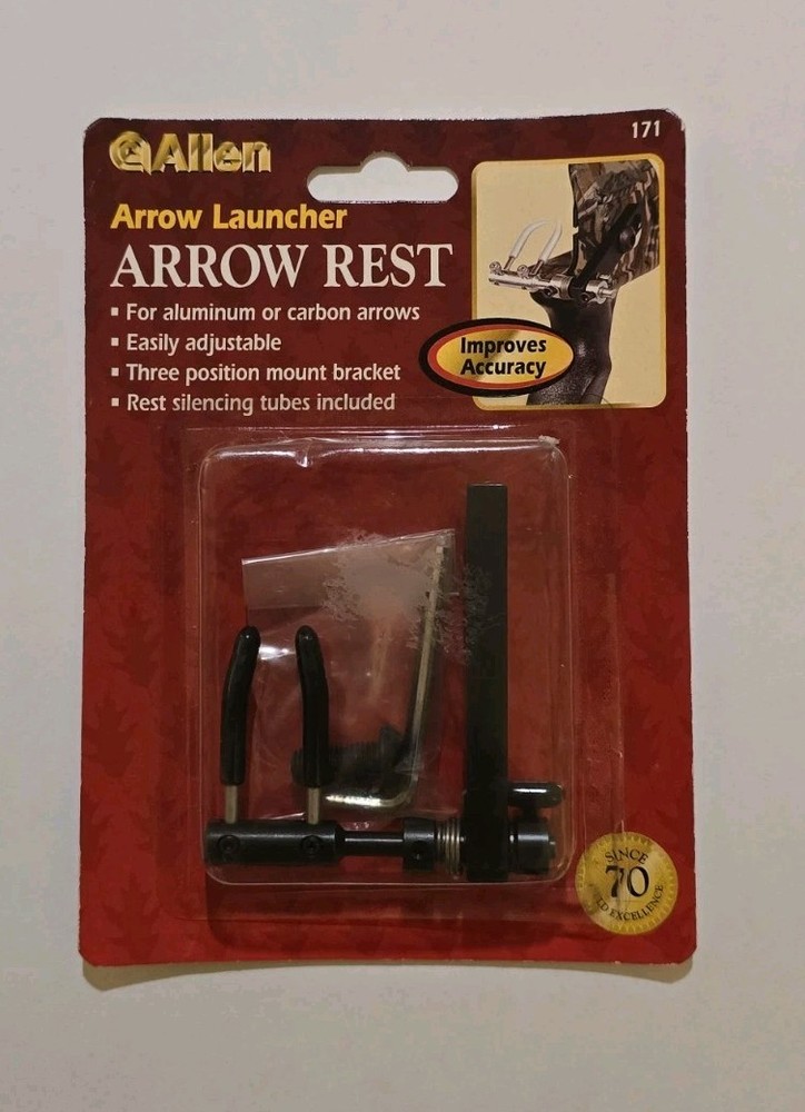 Allen Launcher Arrow Rest Model #17122 - 3 position mount bracket