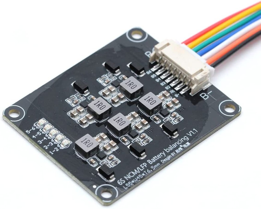 6S 1.2A Li-ion Lifepo4 Lithium Battery Active Equalizer Balancer Inductive BMS