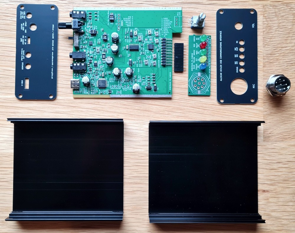 AllStarLink Radio-Less Node AllScan UCI120 Comms Interface CM108