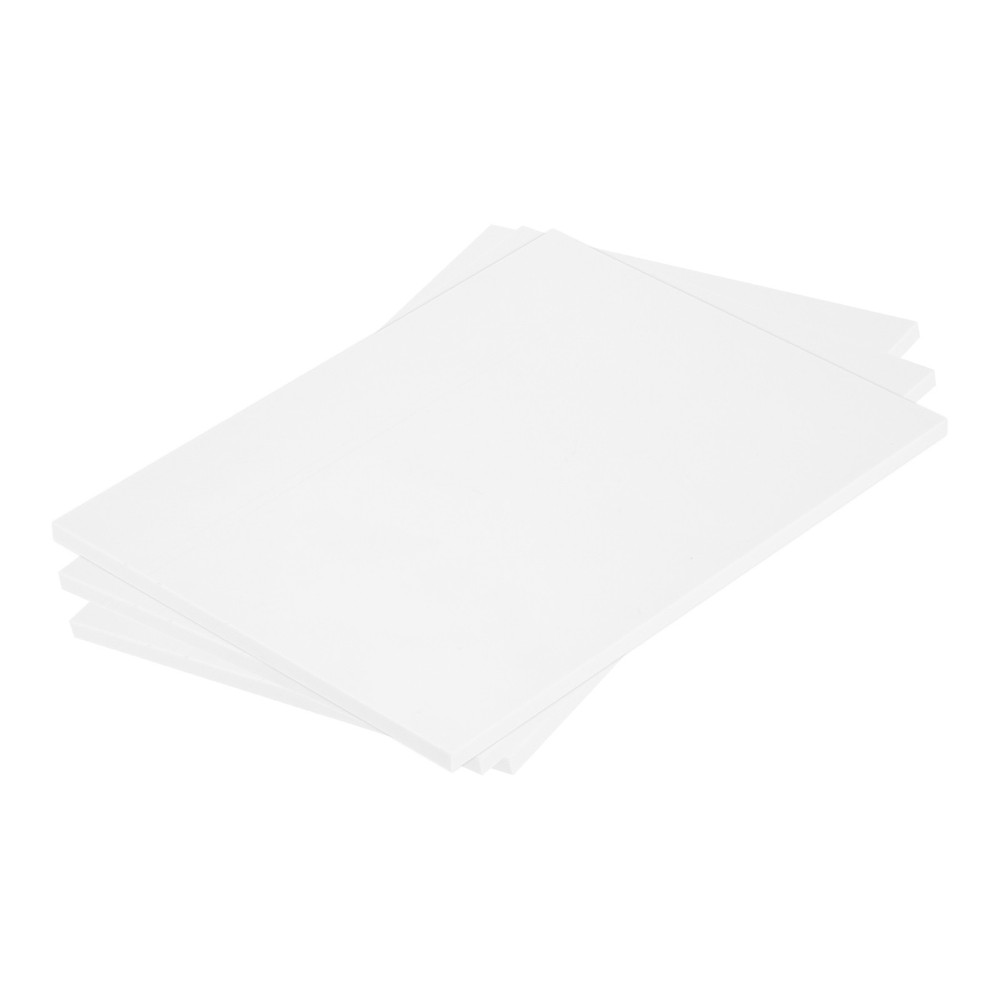 ABS Plastic Sheet 8 x 6 x 0.24" ABS Styrene Sheets White 3 Pcs