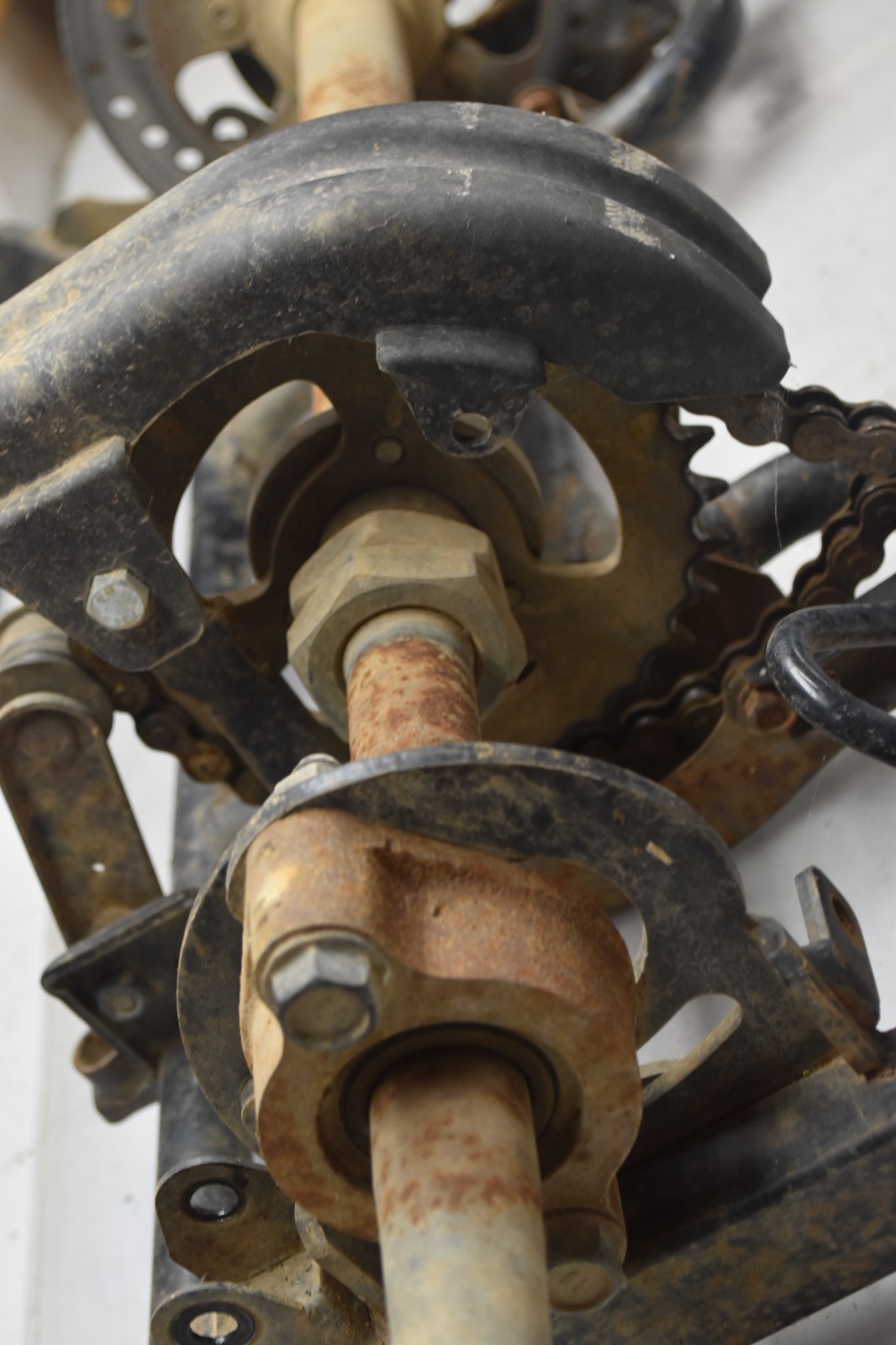 Q1-6 Full Rear End Axle Swing arm 2012 Polaris RZR 170 RZR170 UTV Free Us Ship