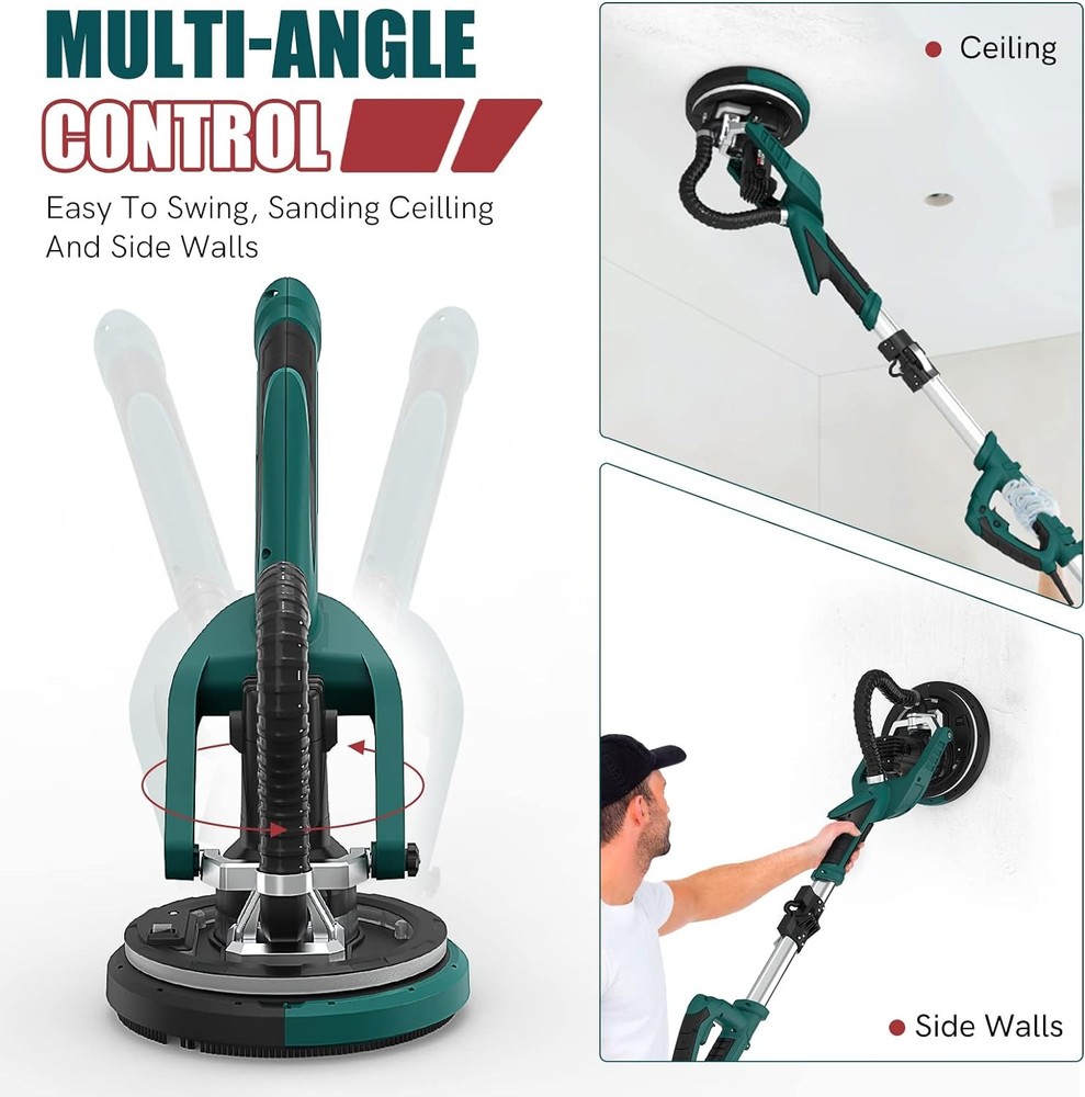 Drywall Sander, Electric Drywall Sander Variable Speed Popcorn Removal Tool with