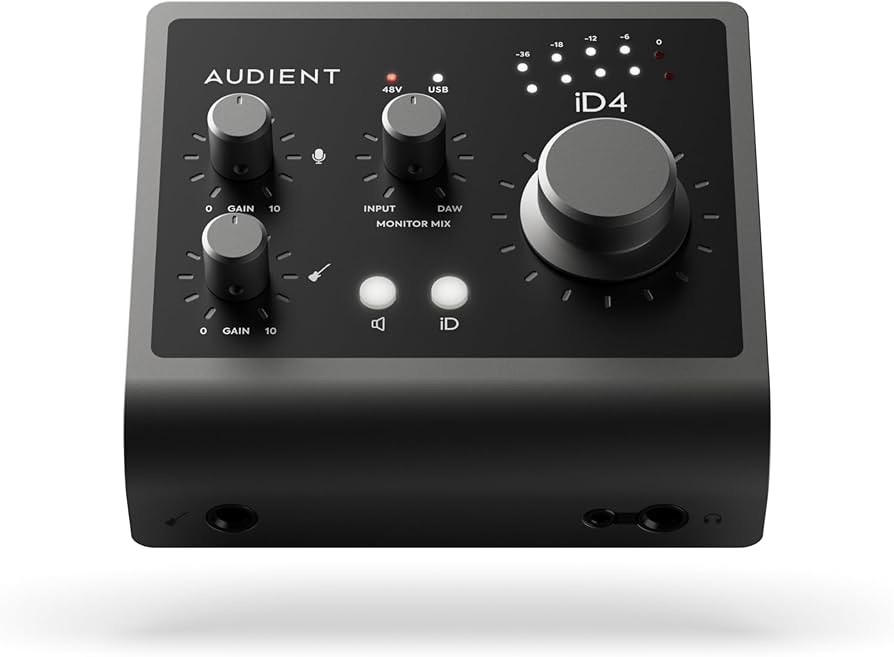 Audio Interface iD4 MKII, Class A Console Microphone Preamp (High Speed USB-C...