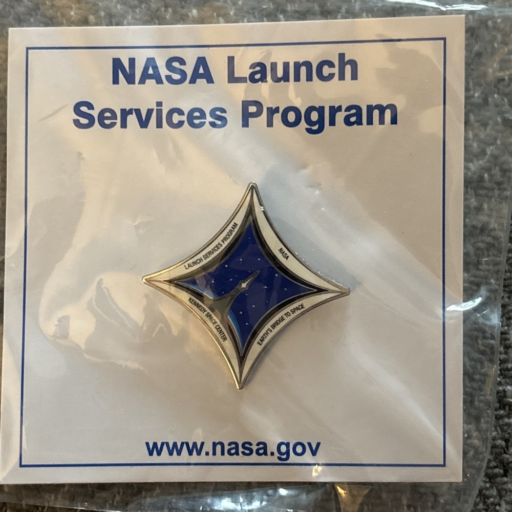 NASA Launch Service Program Lapel Pin LSP Logo