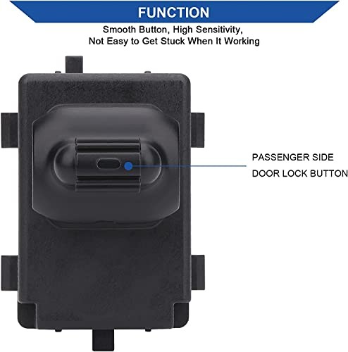 Passengers Side Power Window Switch & Door Lock Switch Button Compatible with