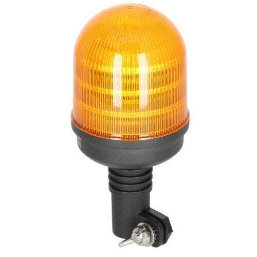 LED Beacon Light - 6 Function DIN Stem Mount Dome Top fits John Deere 7720 8430