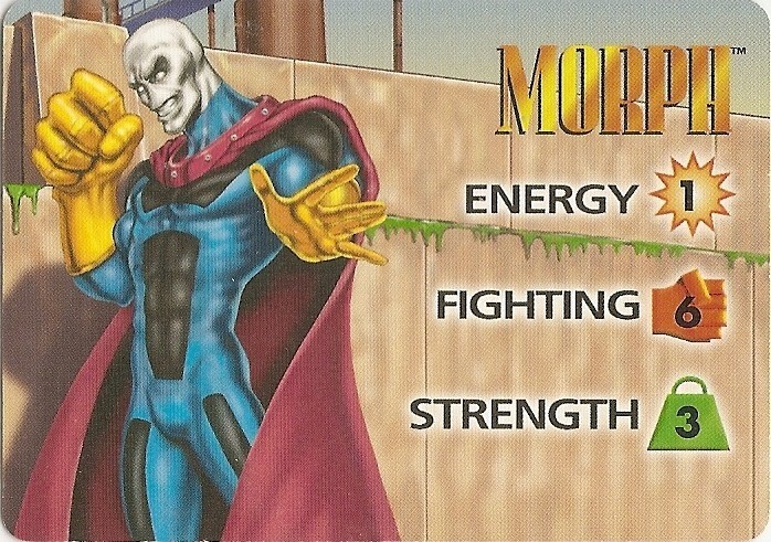 Marvel OVERPOWER Morph 3-stat character - Mission Control
