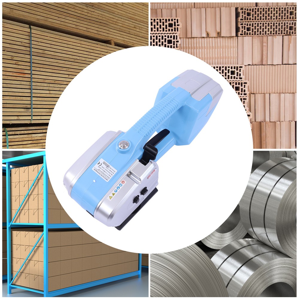 Electric Strapping Machine PP PET Strapper Hand-held Packing Tool Battery Power