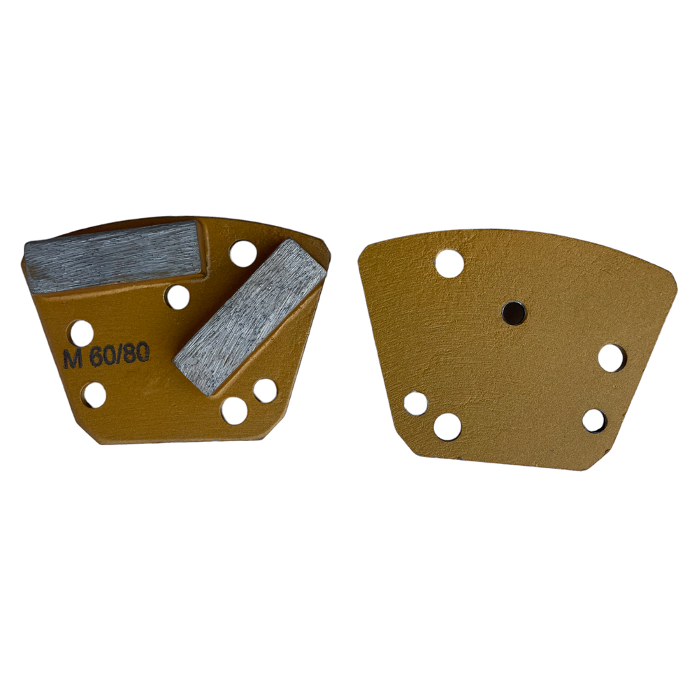 3 Pack Diamond Grinding Discs for Bolt on Concrete Grinders Medium Bond 60 Grit