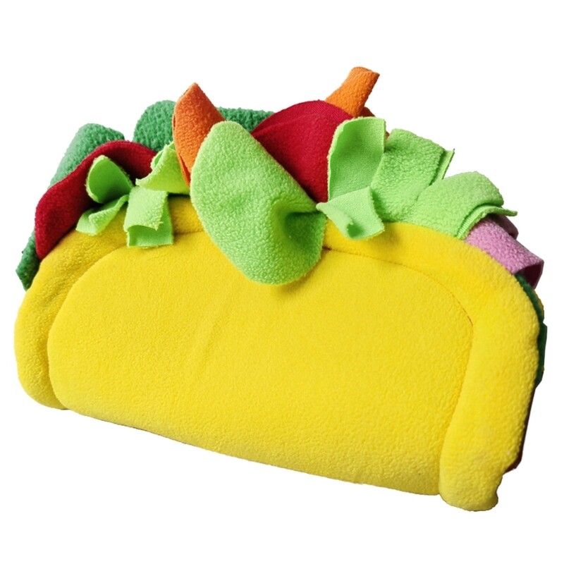 Plush Hamster Mouse Hideout House Mini Tacos Shape Model Hamster Nest