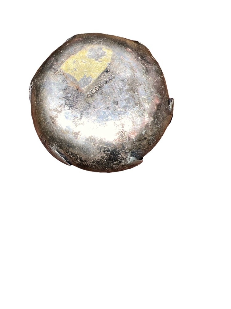Antique Pewter Salt Cellar signed "A.E. Chanal"