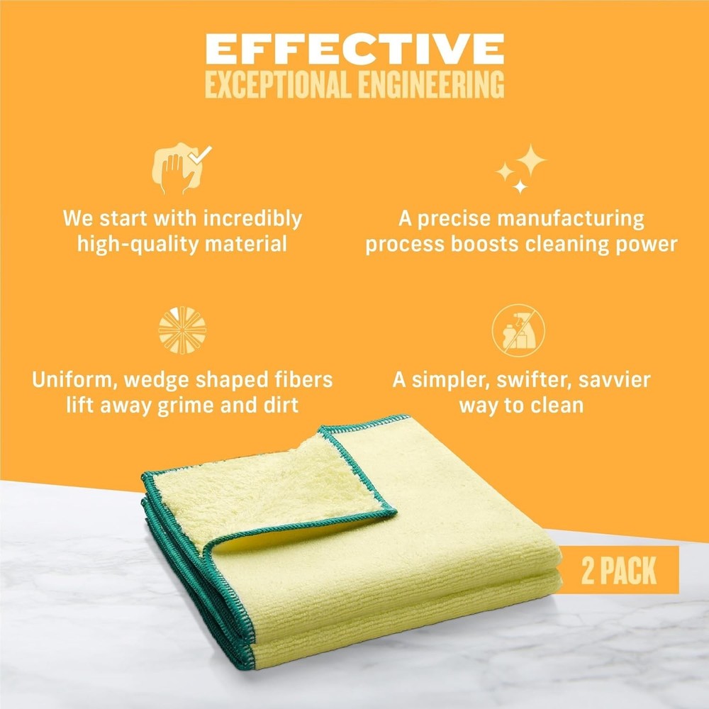 High Performance Dusting Cloth - Microfiber Dusters for Cleaning, Supplies fo...