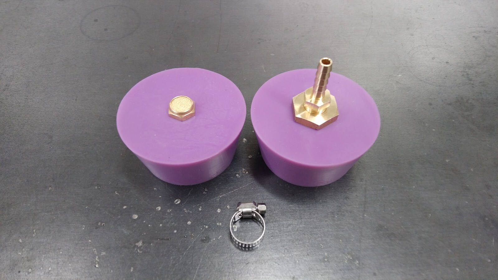 3" Silicone Purge Plugs with Diffusers for Tig Welding Stainless Tubing