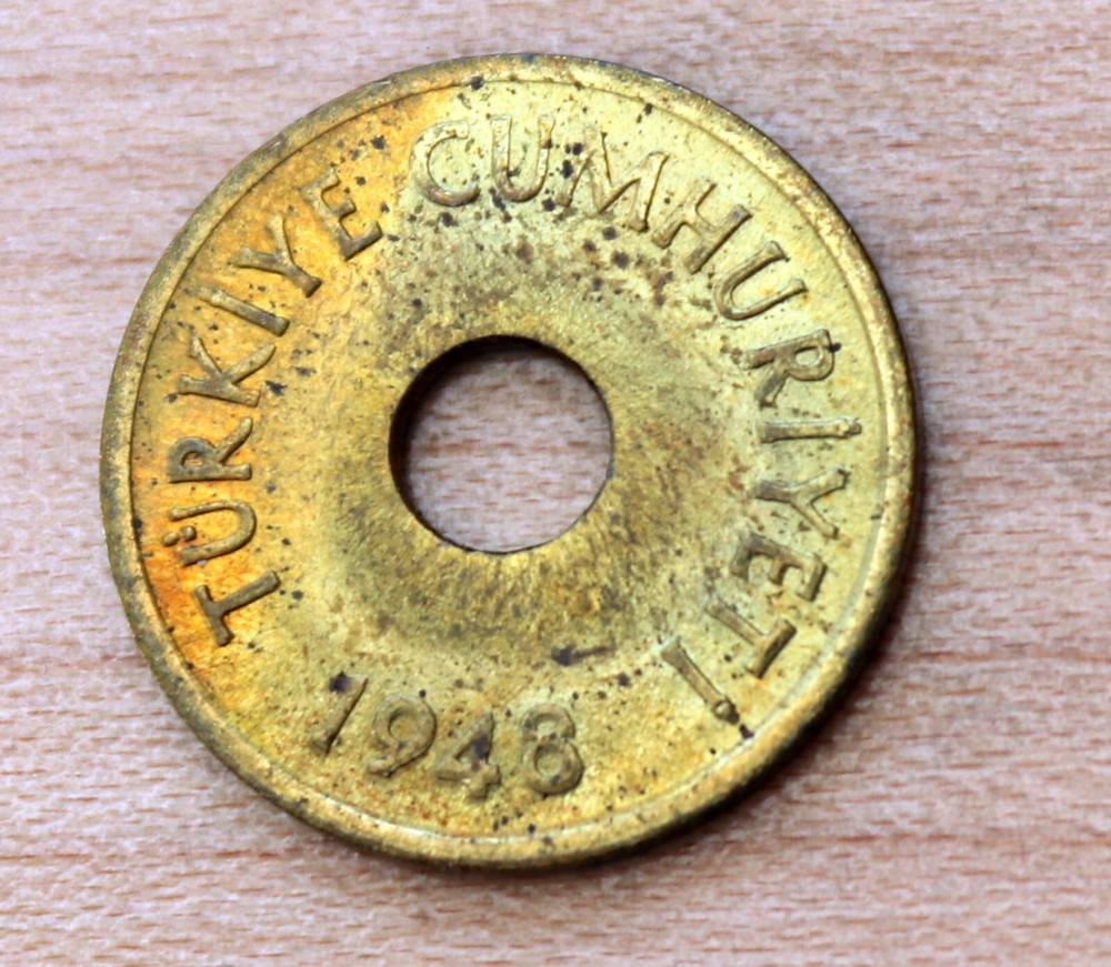 1948 Turkey 1 Kurus