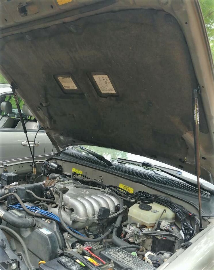 Hood Strut Kit for '96-'02 Toyota 4Runner (High Lift) by Spiker Engineering
