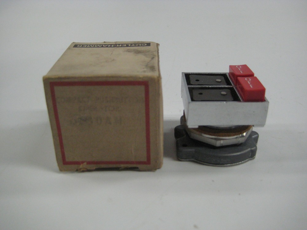 CUTLER HAMMER 30AN PUSHBUTTON RED OFF BUTTON NSMP