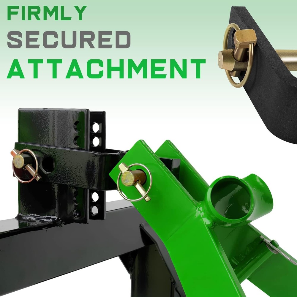 Alloy Steel Quick Hitch Adapter - Adjustable for Enhanced Tractor Compatibility