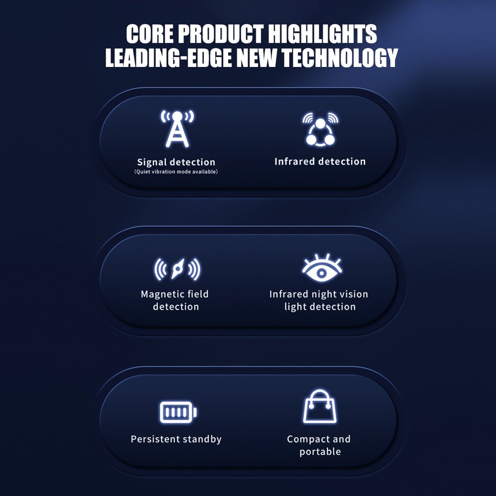 Wireless RF Detector Anti Spy Camera GSM GPS Bug Tracker Finder Scanner Device