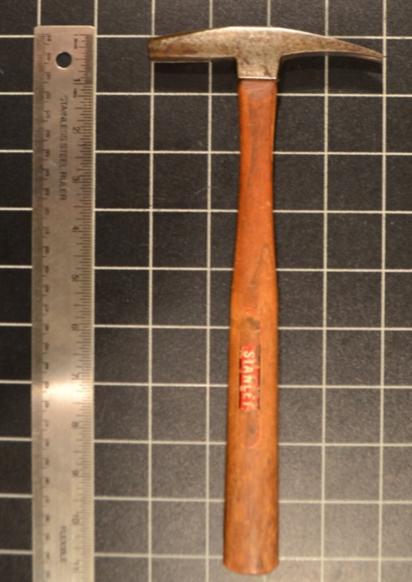STANLEY TACK HAMMER W/ ORIGINAL HANDLE / PARTIAL LABEL