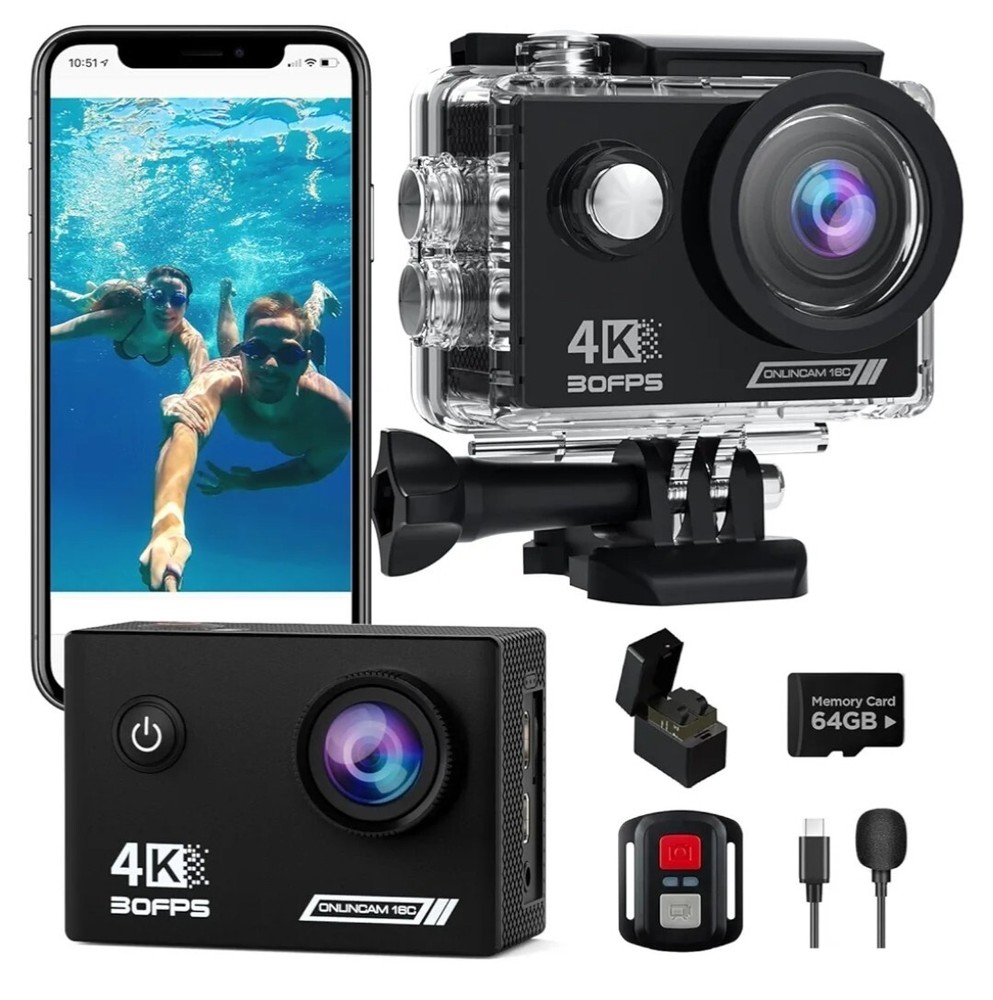 4K Action Camera 30fps