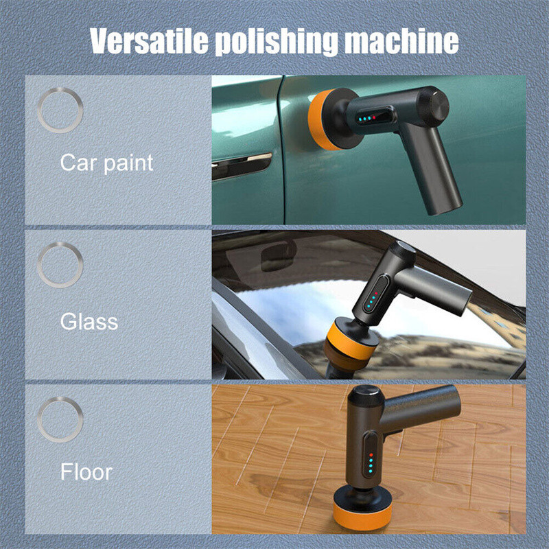 Car Wireless Polishing Machine Waxing Artifact Digital Display Power Tool