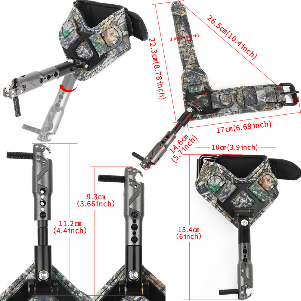 Wrist Release Aids Caliper Strap Trigger Adjustable Archery Compound Bow Hunting