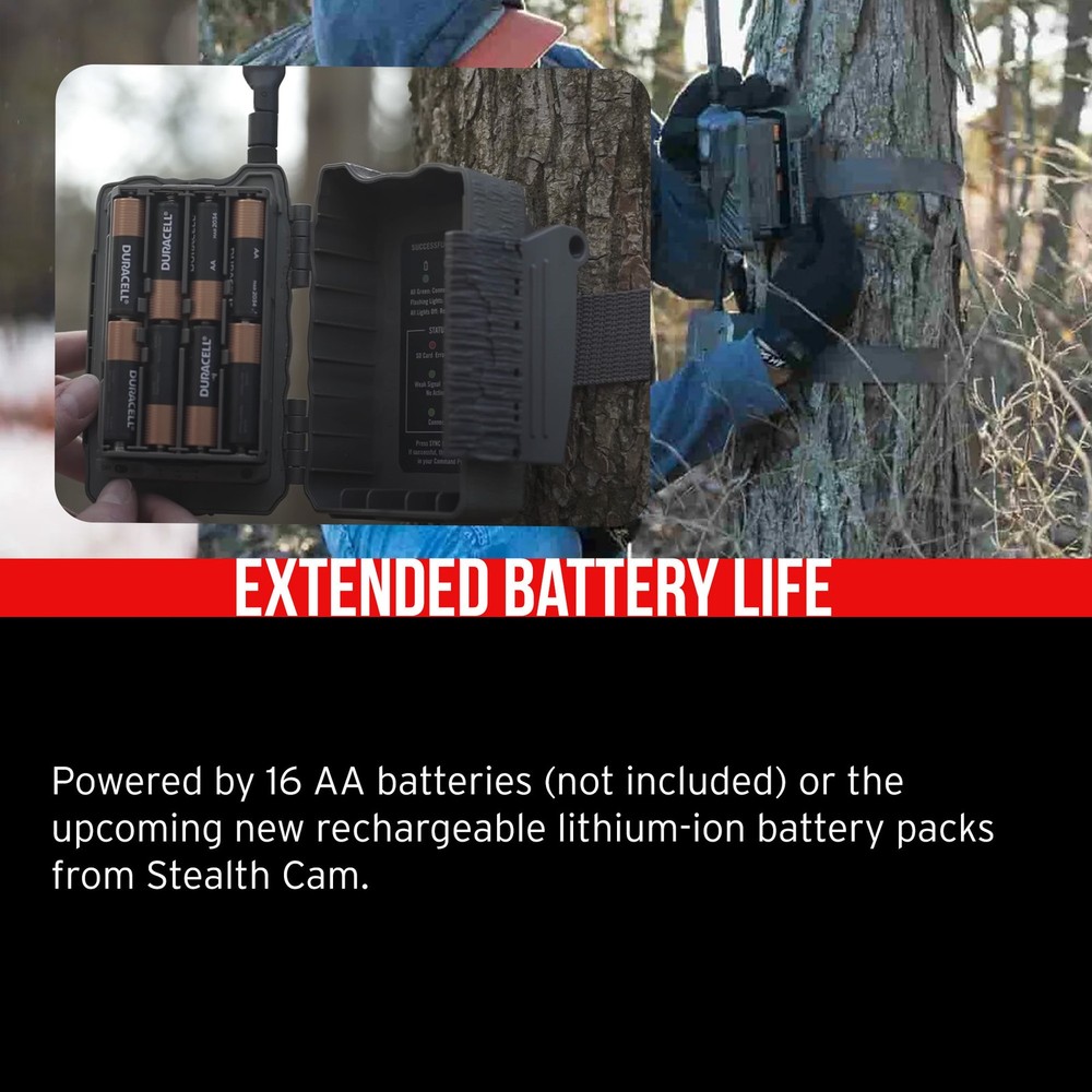 Stealth Cam Flashback White Flash Cellular Trail Camera 2-Pack Bundle HUNTING