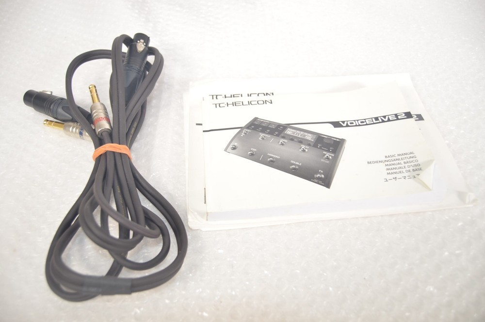 TC-Helicon VoiceLive 2 Vocal Multi-Effects Processor Pedal Effector W/ Manual