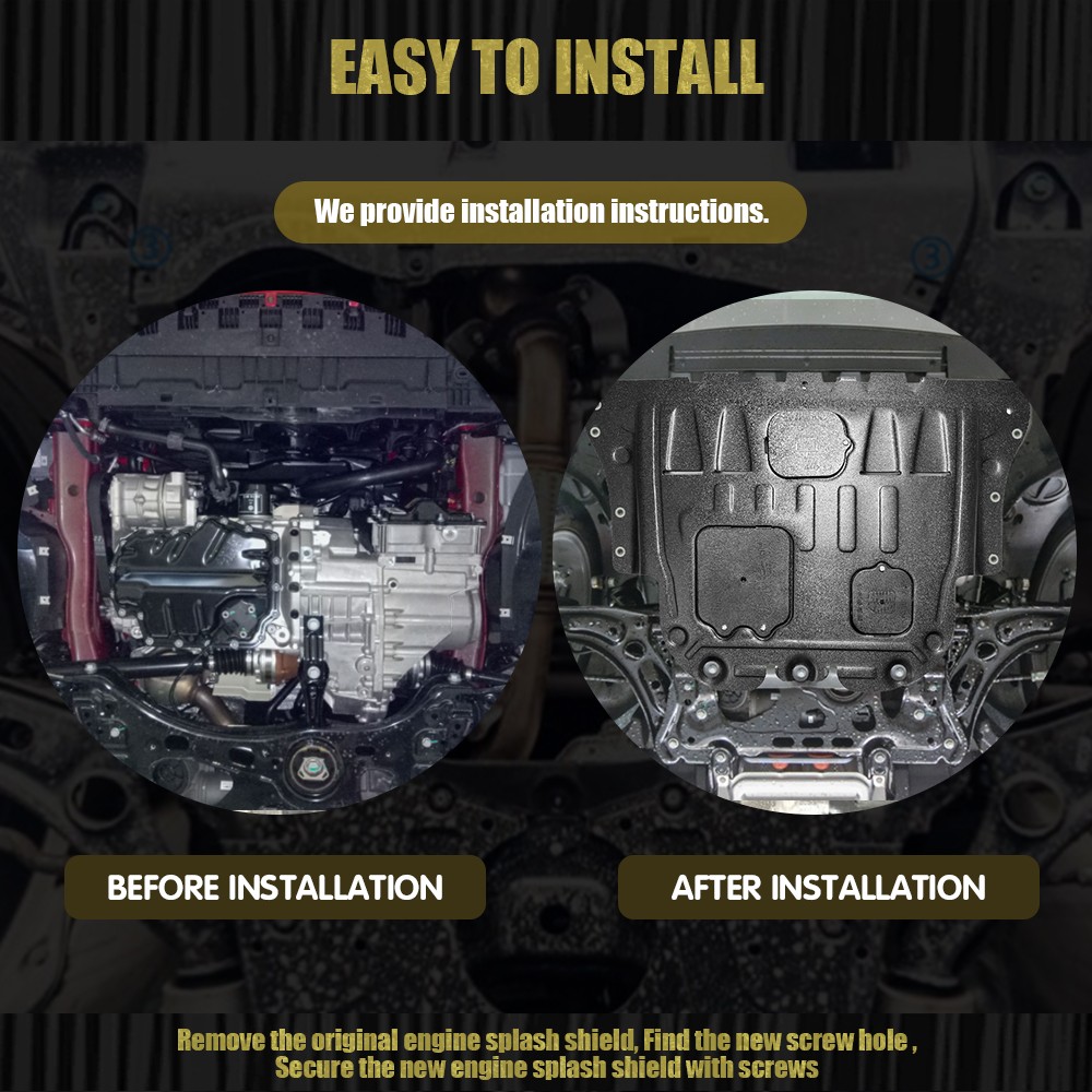 For Audi A3 2018-2019 Front Engine Splash Shield Engine Cover Case Guard