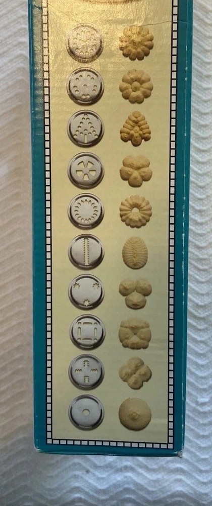 Biscuit Cookie Press 10 Discs Complete With Box - Spritz Gun