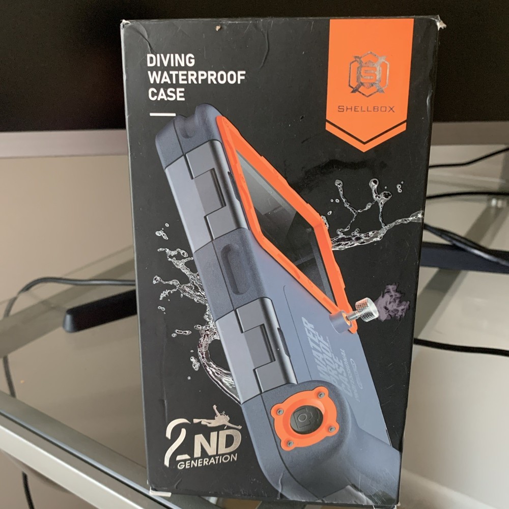 SHELLBOX DIVING WATERPROOF CASE     (PROFESSIONAL 2ND GEN) IPHONE AND SAMSUNG