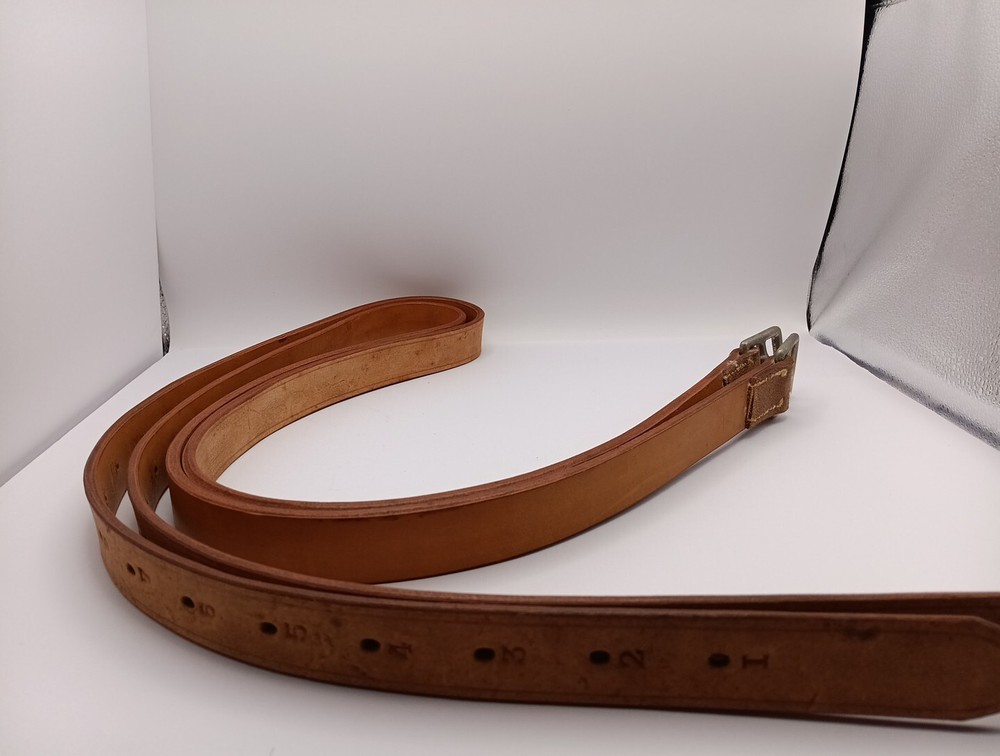 Two Maycraft Saddlery Leather Saddle Strap